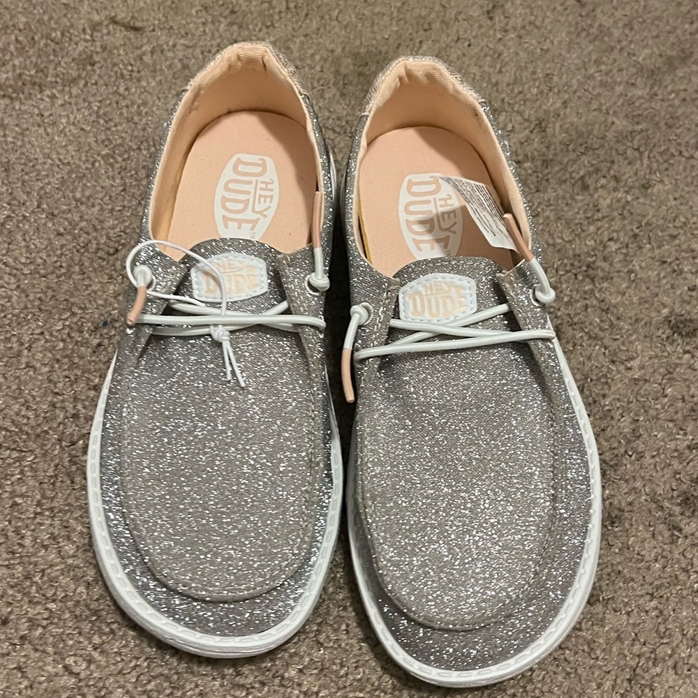 Kids Glitter Hey Dudes